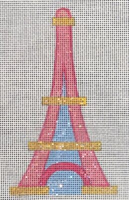 HO2189 Pink Eiffel Tower ornament