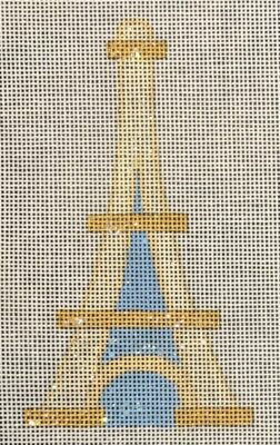 HO2191 Ivory Eiffel Tower ornament
