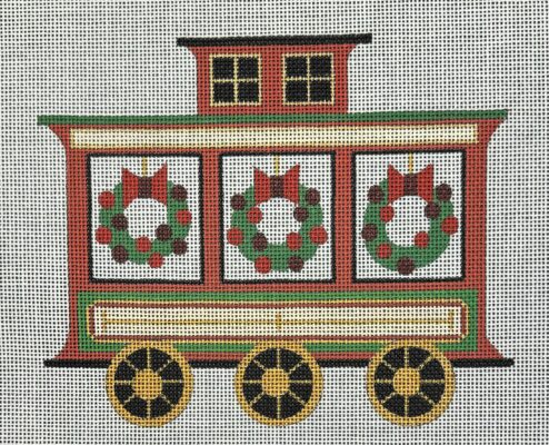 HO433 Christmas Train Caboose