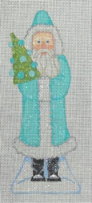 HO2350 Teal Belsnickle, 7 inches tall, 18 mesh
