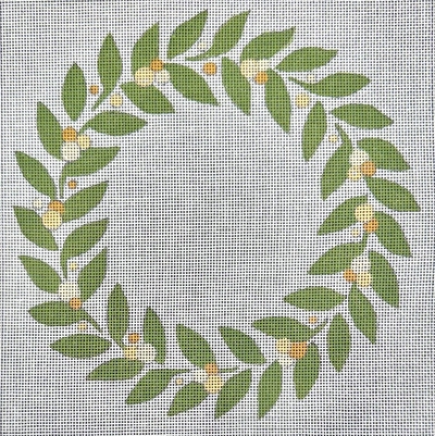 HO2451 Wreath Ivory Berries