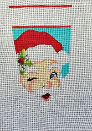 HO2544 Winking Santa Large Stocking