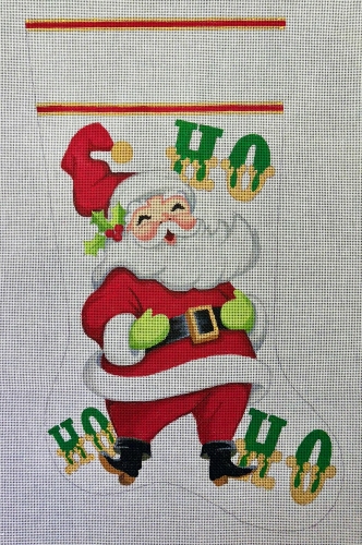 HO2550 Laughing Santa Stocking