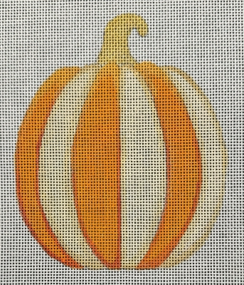 HO2568 Medium Orange Striped Pumpkin