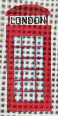 HO2583 London Phone Booth, 5 inches tall, 18 mesh