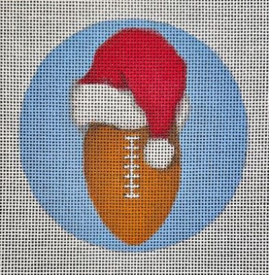 HO2667 Football Santa Ornament