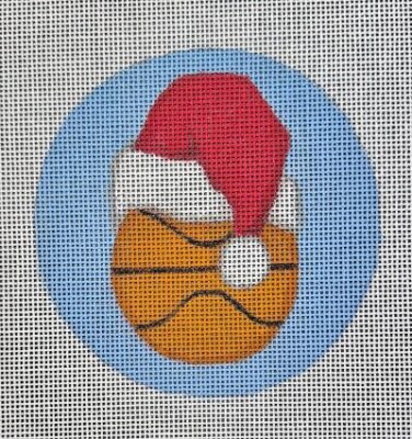 HO2669 BASKETBALL SANTA ORNAMENT