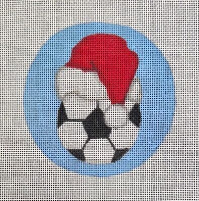 HO2670 SOCCER SANTA ORNAMENT