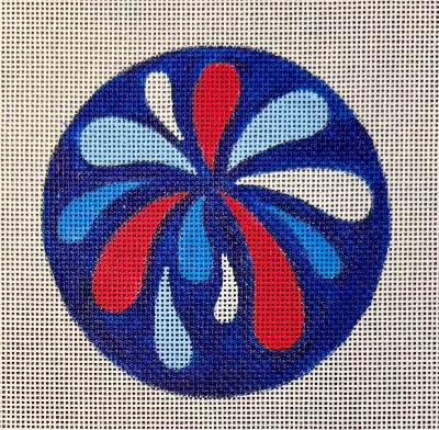 HO2771 FIREWORKS ROUND ORNAMENT