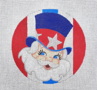 HO2773 PATRIOTIC SANTA ROUND