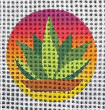 HO2806 CACTUS ROUND ORNAMENT #2