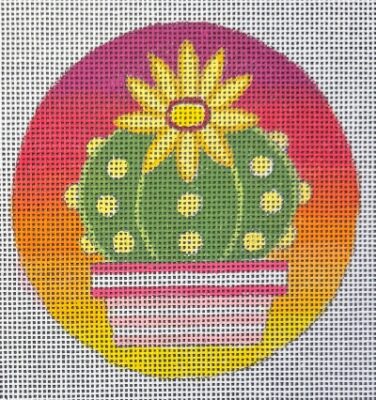 HO2808 CACTUS ROUND ORNAMENT #4