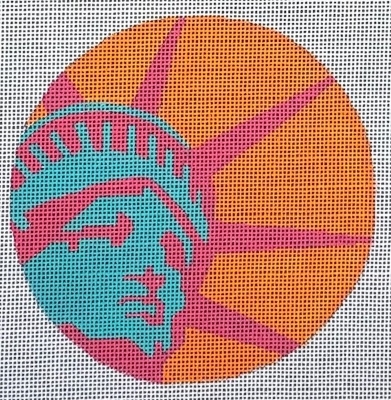 HO2823 LIBERTY ROUND ORNAMENT #3