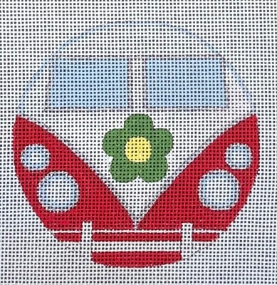 VINTAGE RED BUS ORNAMENT