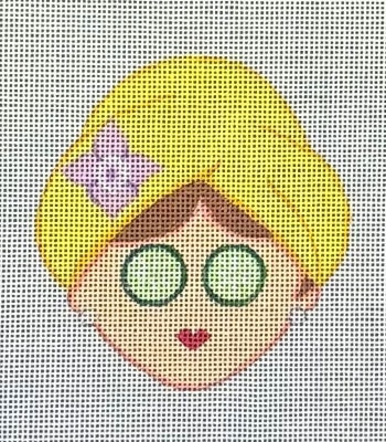 HO2868 CUCUMBER SPA GIRL ORNAMENT