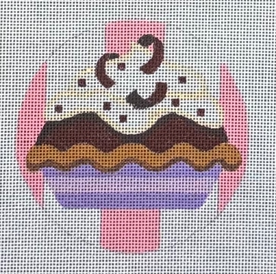 HO2909 CHOCOLATE PIE ROUND ORNAMENT