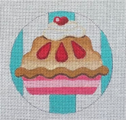 HO2910 CHERRY PIE ROUND ORNAMENT