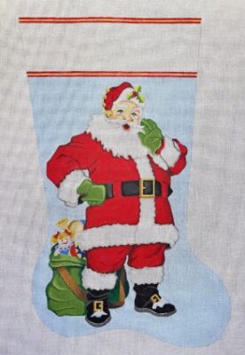 HO2786 SANTA WITH BAG STOCKING