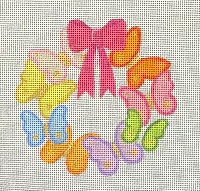 HO2932 BUTTERFLY ROUND ORNAMENT