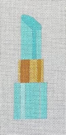 HO2934 TEAL LIPSTICK ORNAMENT