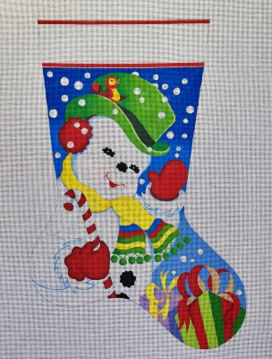HO1145 SNOWY SNOWMAN STOCKING